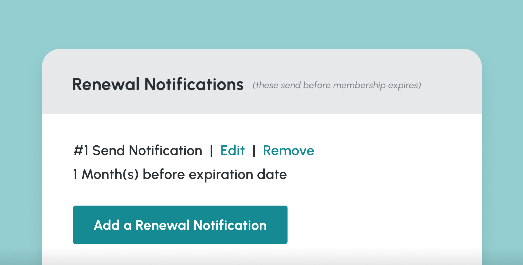 Automated and one-click renewals