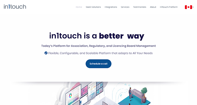 in1touch is membership management software that facilitates many processes for associations, regulatory bodies and licensing organizations.