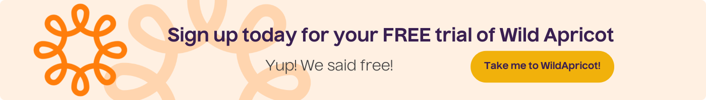 WildApricot free demo call to action graphic